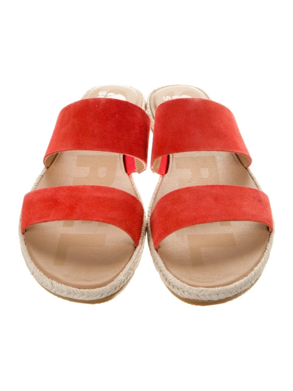 SOREL Leather Colorblock Espadrille Sandals Size: 12